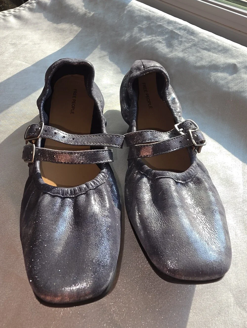Free People Gemini Ballet Flats Sz 10